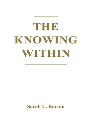 cover image of The Knowing Within